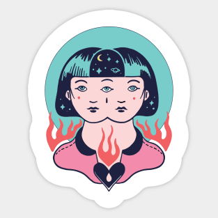 doppleganger Sticker